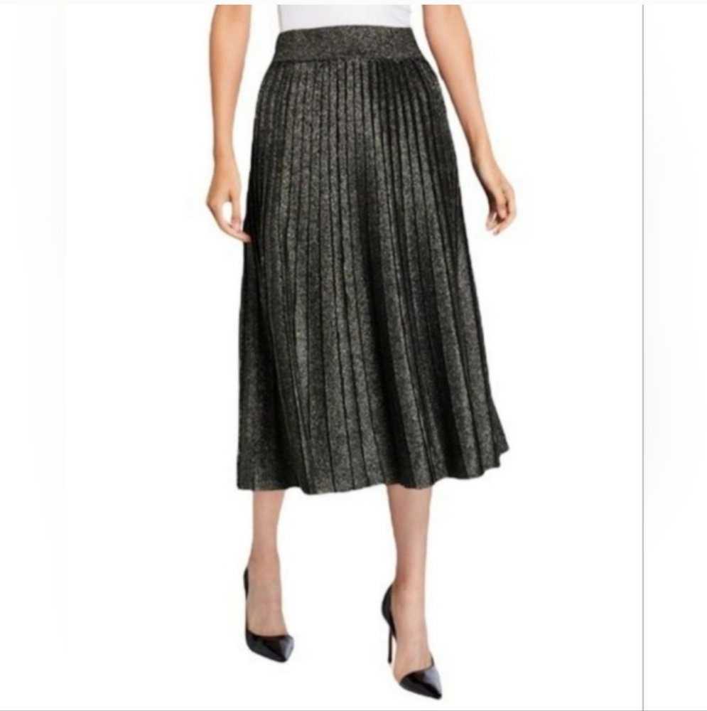 A New Day Pleated Elastic Waist Sparkle Skirt XXL Plus Size Skirt